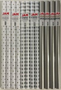 (12) Rolls Of Wrapping Paper For Any Holiday