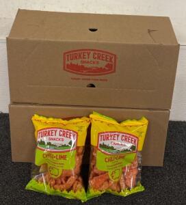 (2) Boxes Of Chili Lime Pork Rinds (24 Bags)