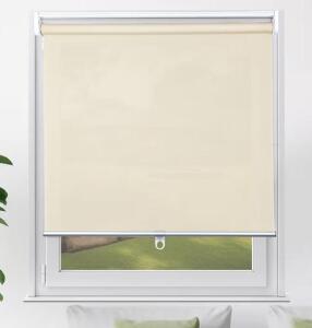 Set Of 8 Cordless Pull Down Roller Shades, Beige (4 Blinds 26&rdquo;Wx72&rdquo;H, 4 Blinds 27&rdquo;Wx72&rdquo;H)