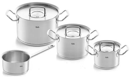Fissler Original-Profi Collection, 4-Piece Stainless Steel Cookware Set