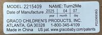 Graco Turn2Me 3-in-1 Rotating Convertible Car Seat - 8