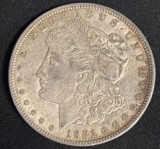 1921 Morgan Silver Dollar Coin