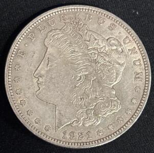 1921 Morgan Silver Dollar Coin
