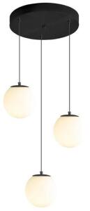 Modern 3-Globe Light Fixture / Chandelier, Height Adjustable