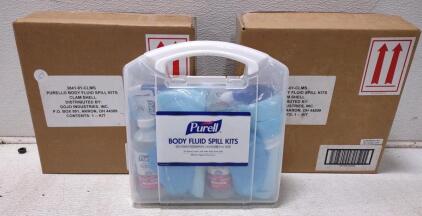 (2) Purell Body Fluid Spill Kits. (Brand New)