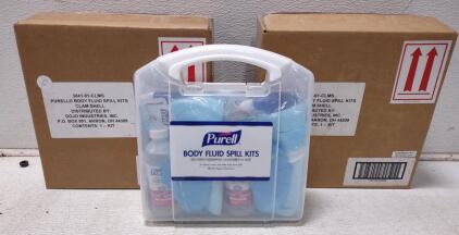 (2) Purell Body Fluid Spill Kit. (Brand New.)