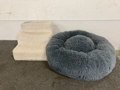 Dog Bed And Dog Steps