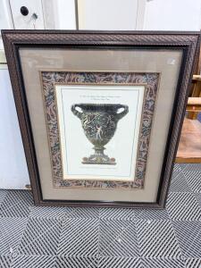Harvest Urn II Framed Art Print, 1937, Wood Frame, 30x24 inches