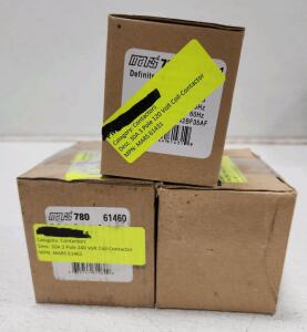 (3) MARS 61431/61462 Definite Purpose Contactors