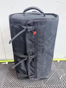 SkyRoll Black Rolling Garment Bag with Telescopic Handle