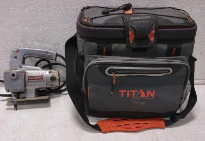 Porter-Cable Model 152 Bayonet (Jig) Saw. Titan Deep Freeze Cooler (Clean.)