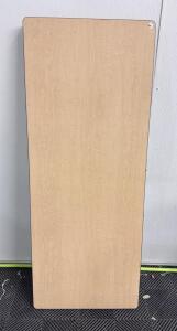 Folding Table, Metal Legs, Light Wood Grain, 72"x30", Collapsible