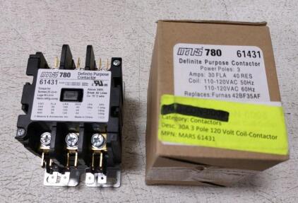 .Mars 780 Definite Purpose Contactor, Model 61431.