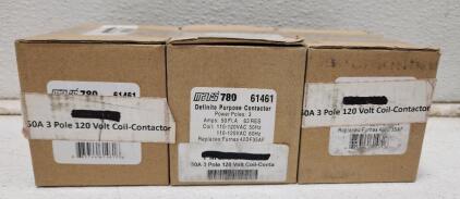 (3) MARS 61461 Definite Purpose Contactors