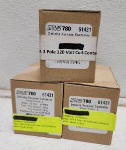(3) MARS 61431 Definite Purpose Contactors