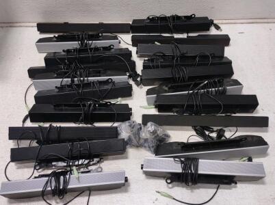 (LOT Of 20) Desktop Computer Speakers. [Generic / Unable To Test.]