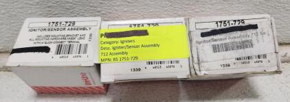 (3) Robertshaw 1751-729 Ignitor/Sensor Assembly