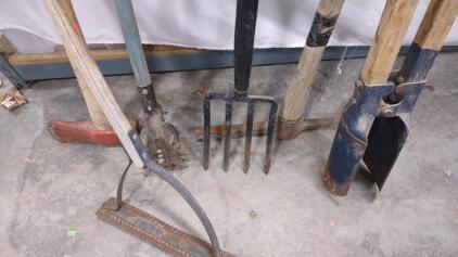 Home & Garden (Vintage) Hand Tools For Your Spring Yardwork, Or Decor Around Your Yard. Splitting Axe, Pick Axe, + More.