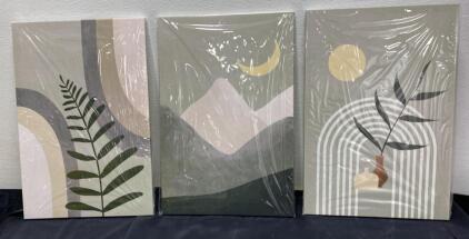 New Still Wrapped Artwork 16x24 / Three Pieces