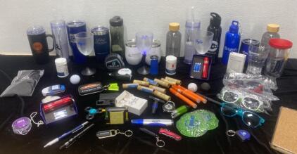 Promotional Items / New Insulated Cups / Tape Measures / Flashlights / Sunglasses and a lot More