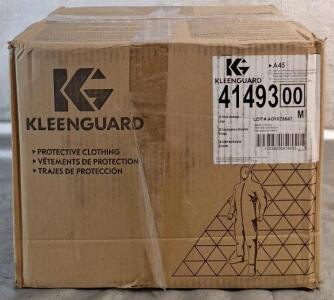 (1) 25-Count Box Of Kleenguard A45 White Coveralls, Large