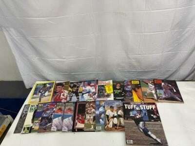 Beckett Football Monthly & Baseball Card Magazines, Tuff Stuff, Featuring Emmitt Smith & Barry Sanders