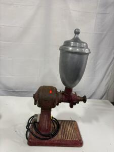 Universal Electric Coffee Grinder, Red & Silver, Metal Construction