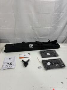 (2) Shenghui X002NHNML3 Photography Backdrop Stand Kit, Includes Carry Bag and Sandbags