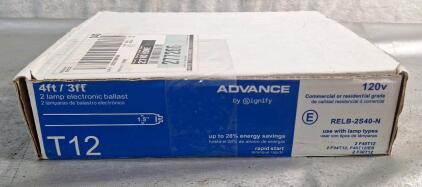 (1) 6-Pack Of Advance F40T12 Rapid Start Ballasts