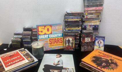 &ldquo;Are You Not Entertained&rdquo; Records- Cassette Tapes - DVD&rsquo;s And VHS &lsquo;s - From Barbara Streisand Album to Rob Zombies The Devils Rejects DVD&hellip; This lot has you Covered