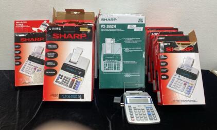 Lot of Defective Calculators (12) Calculators Motor Continues to Run