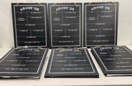 About Me - (15) New Chalk Boards