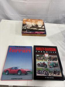 Book Collection: Art, Automotive, and Biography Titles by Clark, Mansell, Eaton