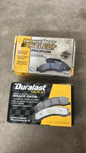 BrakeBest/Duralast Disc Brake Pads, Select Premium/Semi-Metallic Gold