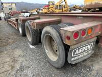 2000 Aspen Lowboy 55T Trailer, 3 Axles, Air Suspension, Serial HG5503 - 5