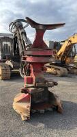 1995 Timbco Feller Buncher, Quadco Grapple Head Serial # FT4C-563-021495, Enclosed Cabin - RUNS - 8130 HRS SHOWING - 5