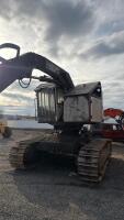 1995 Timbco Feller Buncher, Quadco Grapple Head Serial # FT4C-563-021495, Enclosed Cabin - RUNS - 8130 HRS SHOWING - 8
