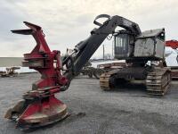 1995 Timbco Feller Buncher, Quadco Grapple Head Serial # FT4C-563-021495, Enclosed Cabin - RUNS - 8130 HRS SHOWING - 28