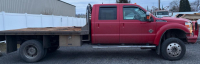 2012 Ford F-450 Lariat Super Duty Flatbed Truck, 6.7L Turbo Diesel - Starts and Runs - 3