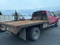 2012 Ford F-450 Lariat Super Duty Flatbed Truck, 6.7L Turbo Diesel - Starts and Runs - 4