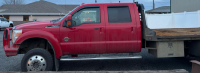 2012 Ford F-450 Lariat Super Duty Flatbed Truck, 6.7L Turbo Diesel - Starts and Runs - 7