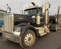 1999 Kenworth W900 Log Truck, Day Cab, 6x4, Log Trailer Included - 444,927 Miles Trailer Vin - ID010377