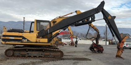 1998 CAT 322B Excavator Serial # 98Z23110, 268 HP, Grapple Attachment, Steel Tracks - Runs Well - 25700 Hrs