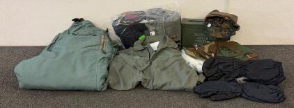 Military Flight Gear Package - A-11D Model, Sage Green, Size 36/38R