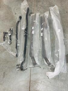 Lot Of Car Parts/ Accessories: Glossy Black KHK Spoiler, Inner Dashboard Center Console Over Trim, and Front Inner and Outer Tie Rod Ends Drag Link For Jeep Wrangler JK2018