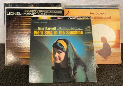 Collection Of Vintage Vinyls Including George Benson, Gale Garnett, Neil Diamond, The Dukes Of Dixieland, Lionel Hampton And More