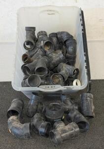 (1) Box Filled With Pipe Fittings