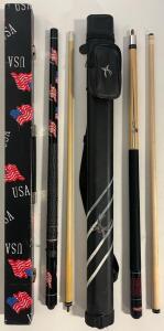 Black Widdow Pool Cue & USA Fiend Pool Cue