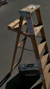 6' Wood Step Ladder, DeWalt Power Tool Case