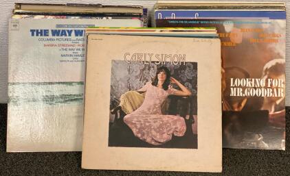 Collection Of Vintage Vinyls Including, Carly Simon, Judy Collins, Bette Midler, Anne Murray, Michael Martin Murphy And More